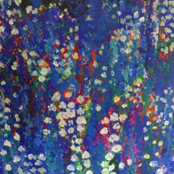 Blue::Acryl auf Leinwand / Acrylic on canvas, 100 x 100 cm